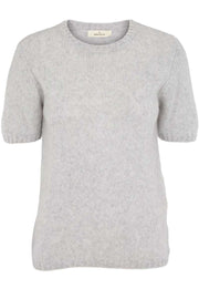 Marnie Tee | Light Grey Mel. | Bluse fra Basic Apparel