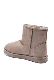 Eleanor Boot | Taupe | Bamsestøvler fra Avery