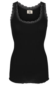 Windsor Silk Top | Black | Silketop fra French Laundry