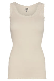 Windsor Silk Top | Cream | Silketop fra French Laundry