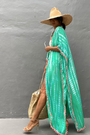 Mermaid Melody  | Green Tiedye | Kimono fra Statebird