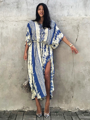 Waikiki Blues Dress | Blue & White | Kjole fra Statebird