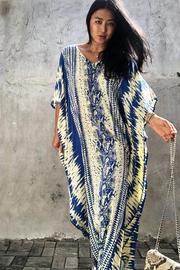 Waikiki Blues Dress | Blue & White | Kjole fra Statebird